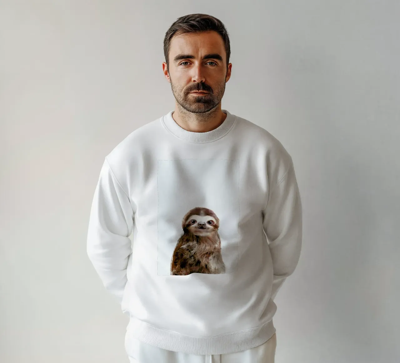 Little Sloth Sweatshirt von Amy Hamilton