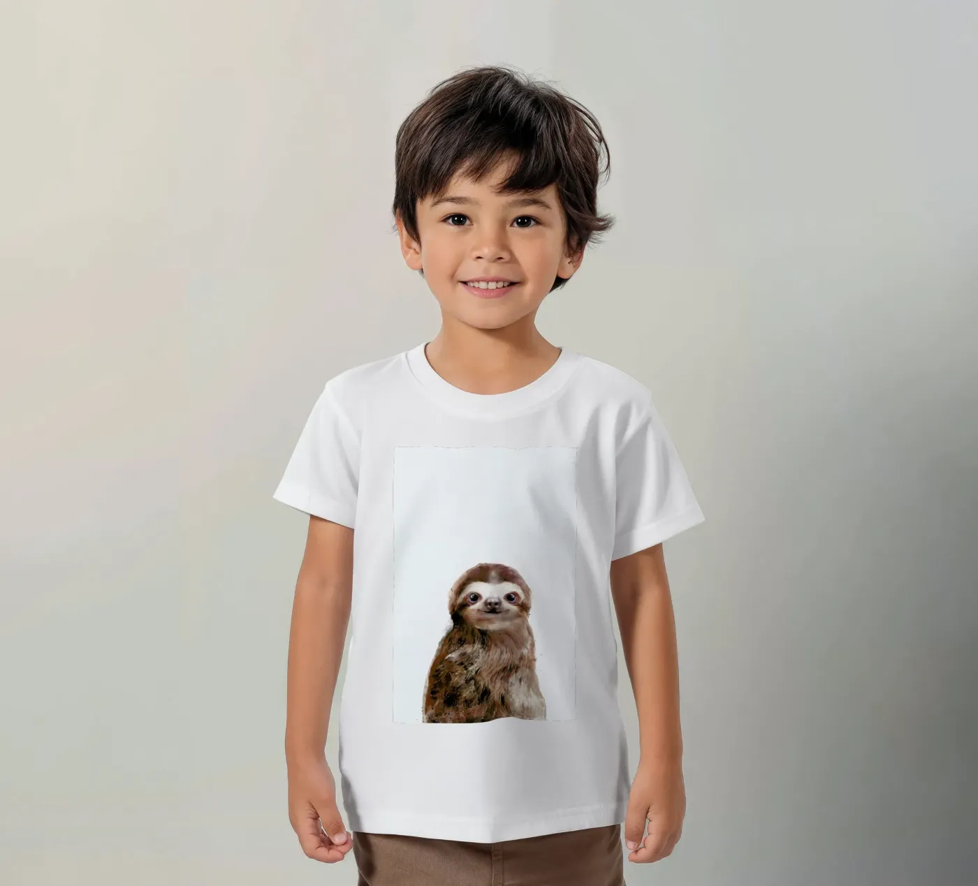 Little Sloth t-shirt bambini da Amy Hamilton
