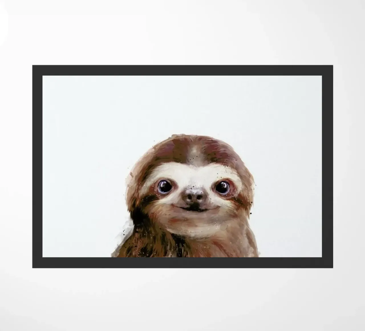 Little Sloth doormat by Amy Hamilton