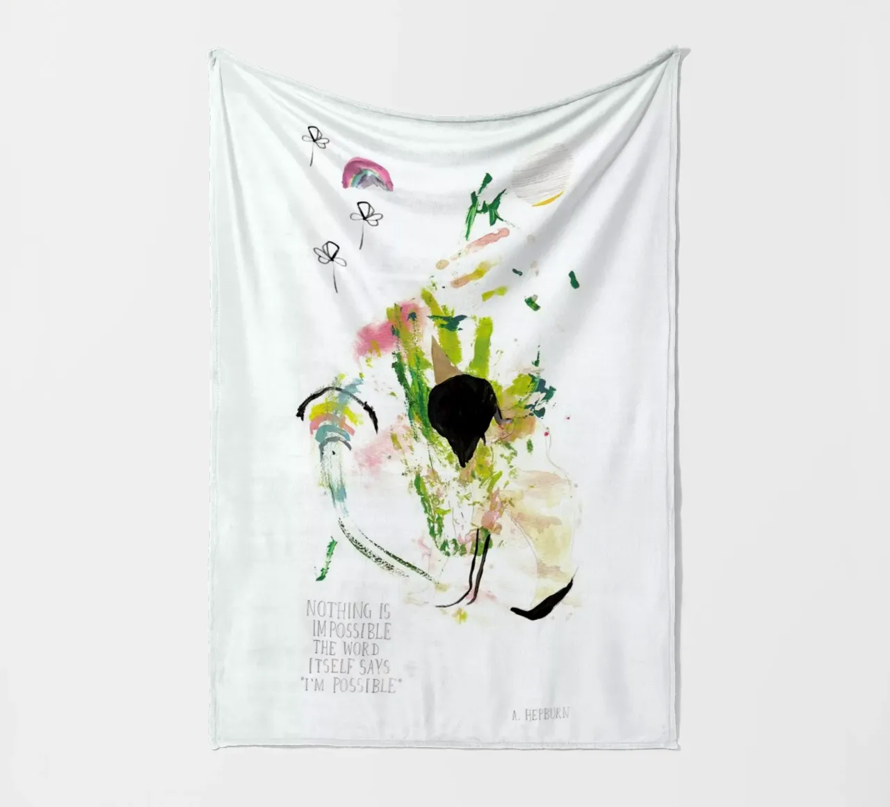 Everything Possible Fleecedecke von Victoria Verbaan