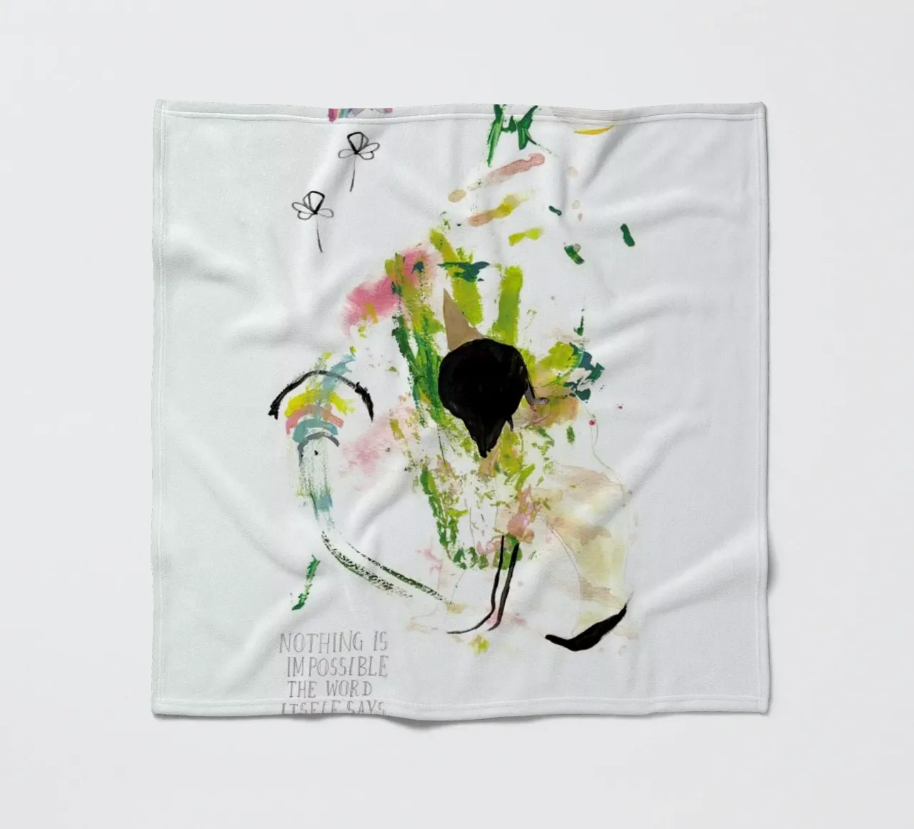 Everything Possible Fleecedecke von Victoria Verbaan