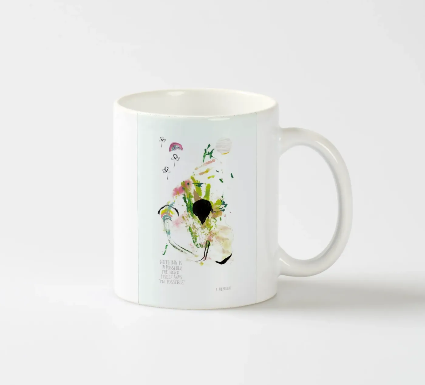 Everything Possible ceramic mug by Victoria Verbaan
