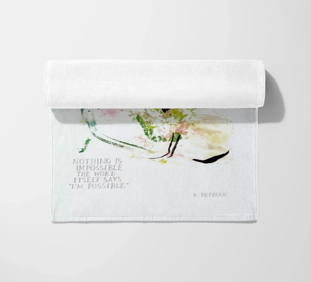 Everything Possible strandhanddoek van Victoria Verbaan