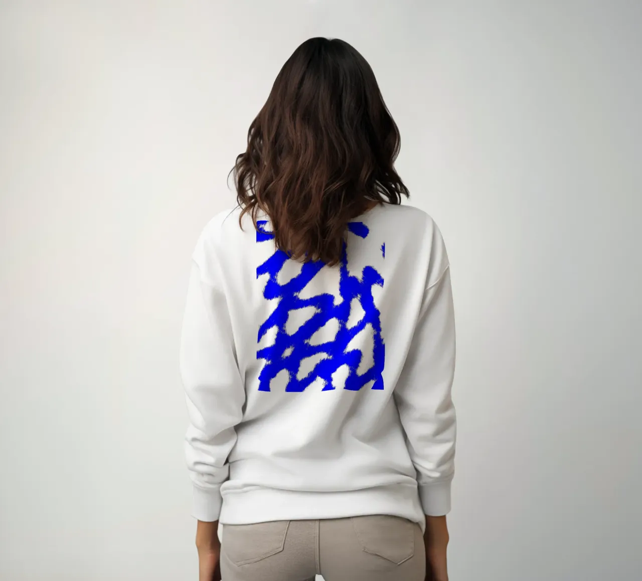 Blue Mesh felpa da color&shape