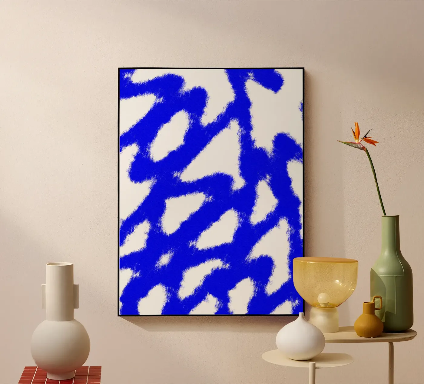 Blue Mesh plexiglass da color&shape