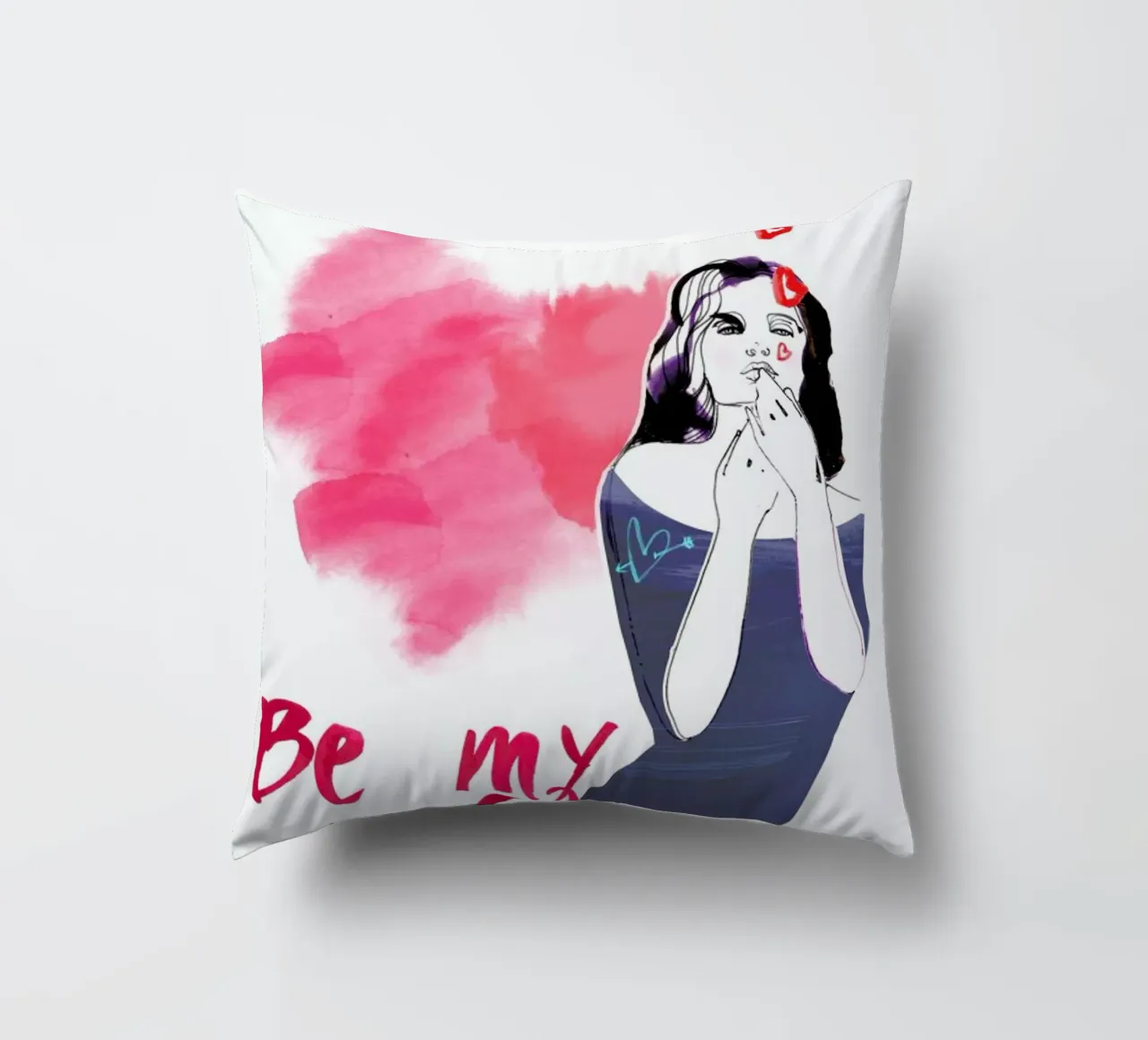 Be My Valentine 2 cuscino da Anja Denz