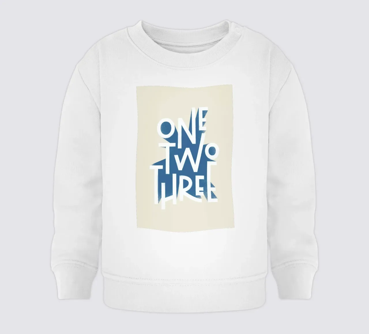 One Two Three felpa neonato da Summerchamps