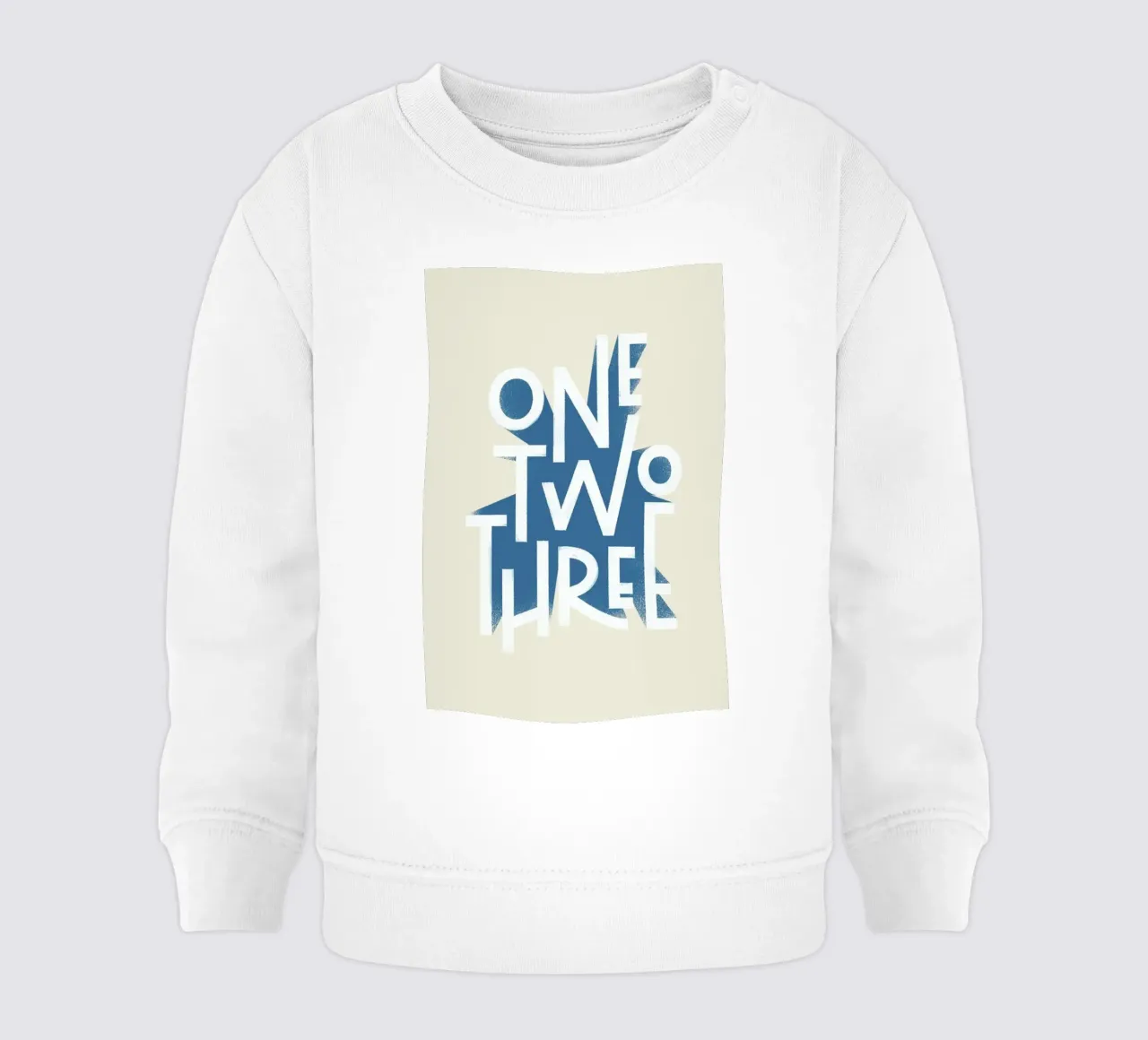 One Two Three Baby Sweatshirt von Summerchamps