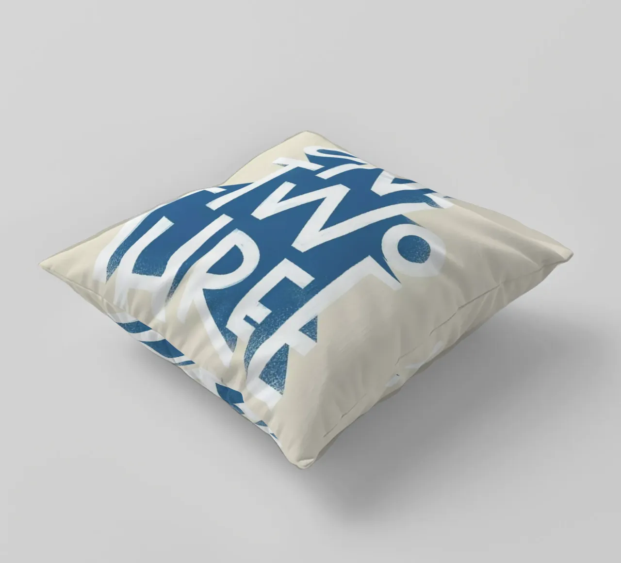 One Two Three decorative cushion by Summerchamps