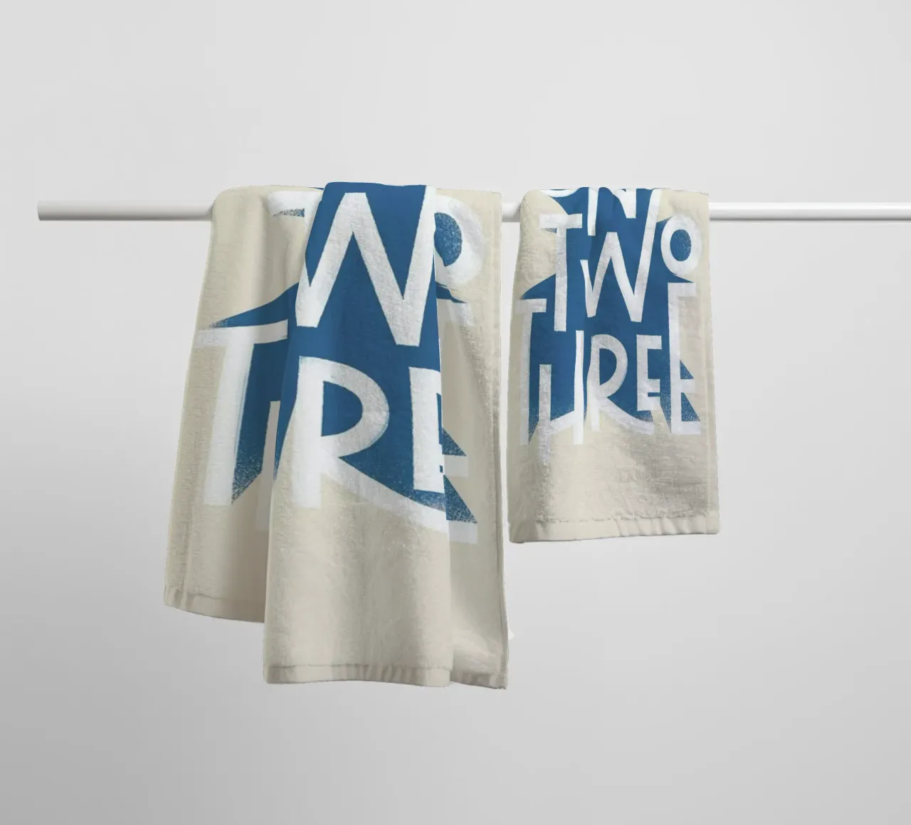 One Two Three asciugamano da bagno da Summerchamps