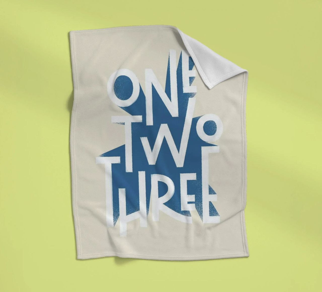 One Two Three coperta in pile da Summerchamps