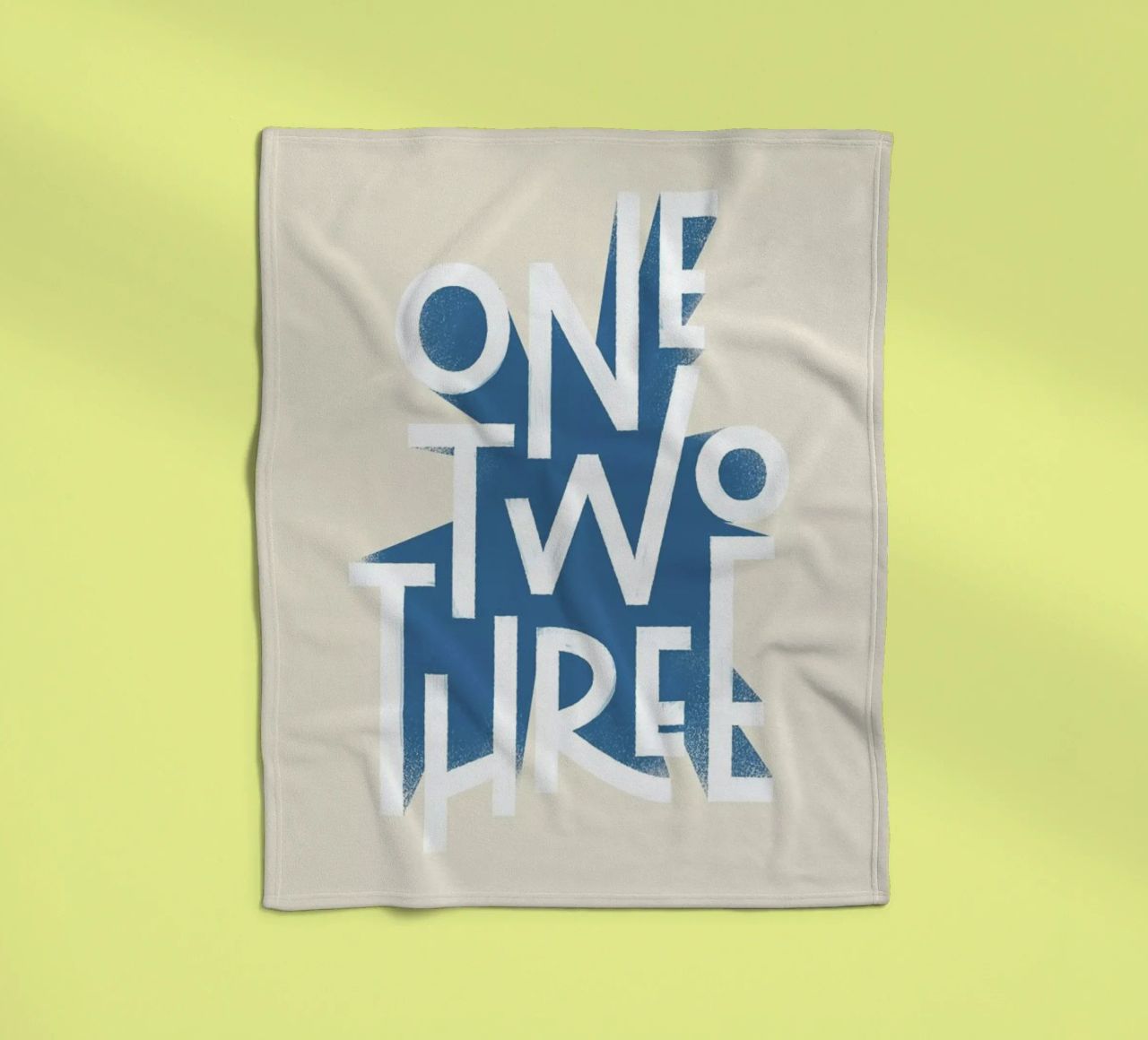 One Two Three coperta in pile da Summerchamps