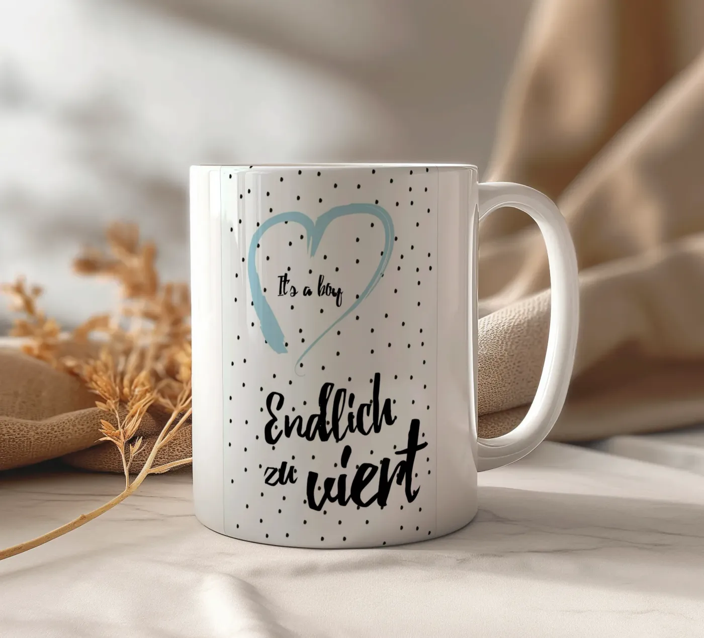 Boy 4 ceramic mug by Froilein Juno