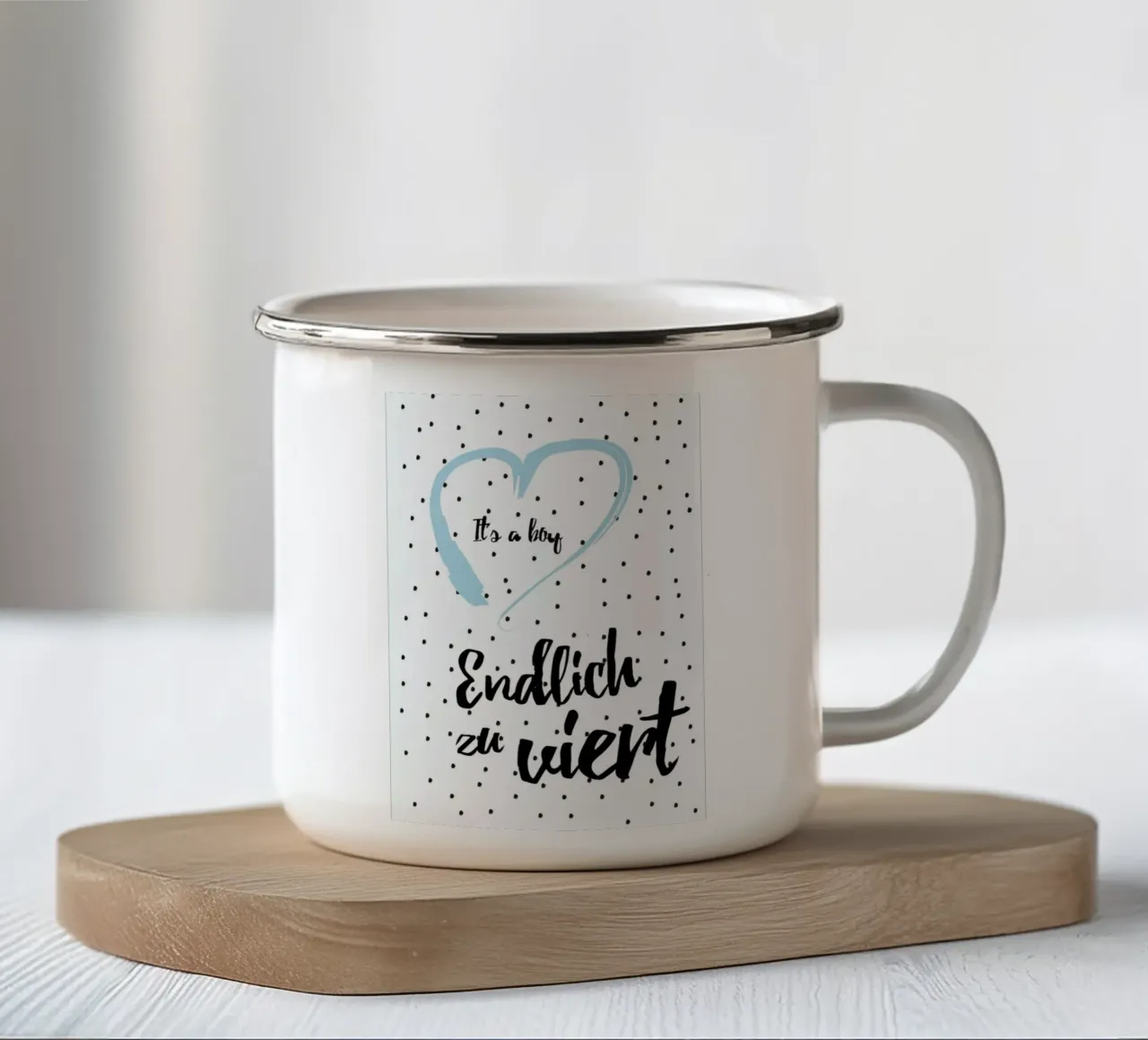 Boy 4 tazza in smalto da Froilein Juno