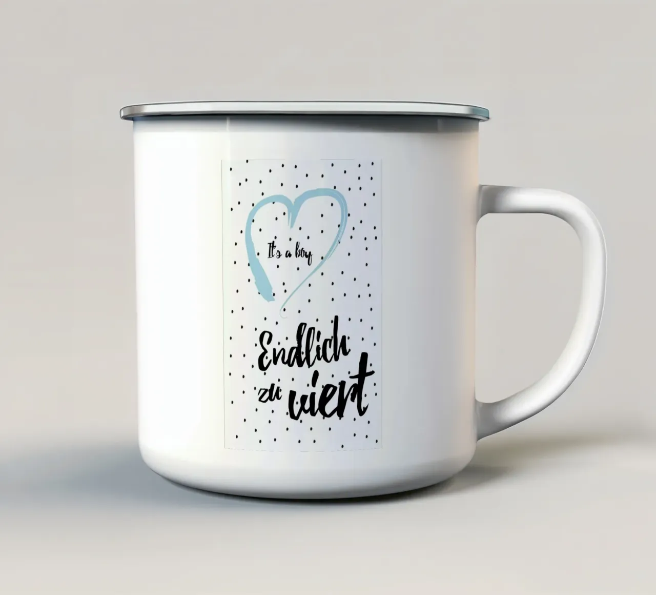 Boy 4 tazza in smalto da Froilein Juno