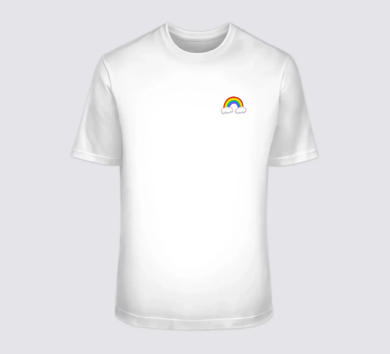 Arcobaleno e nuvole t-shirt da Face & Content