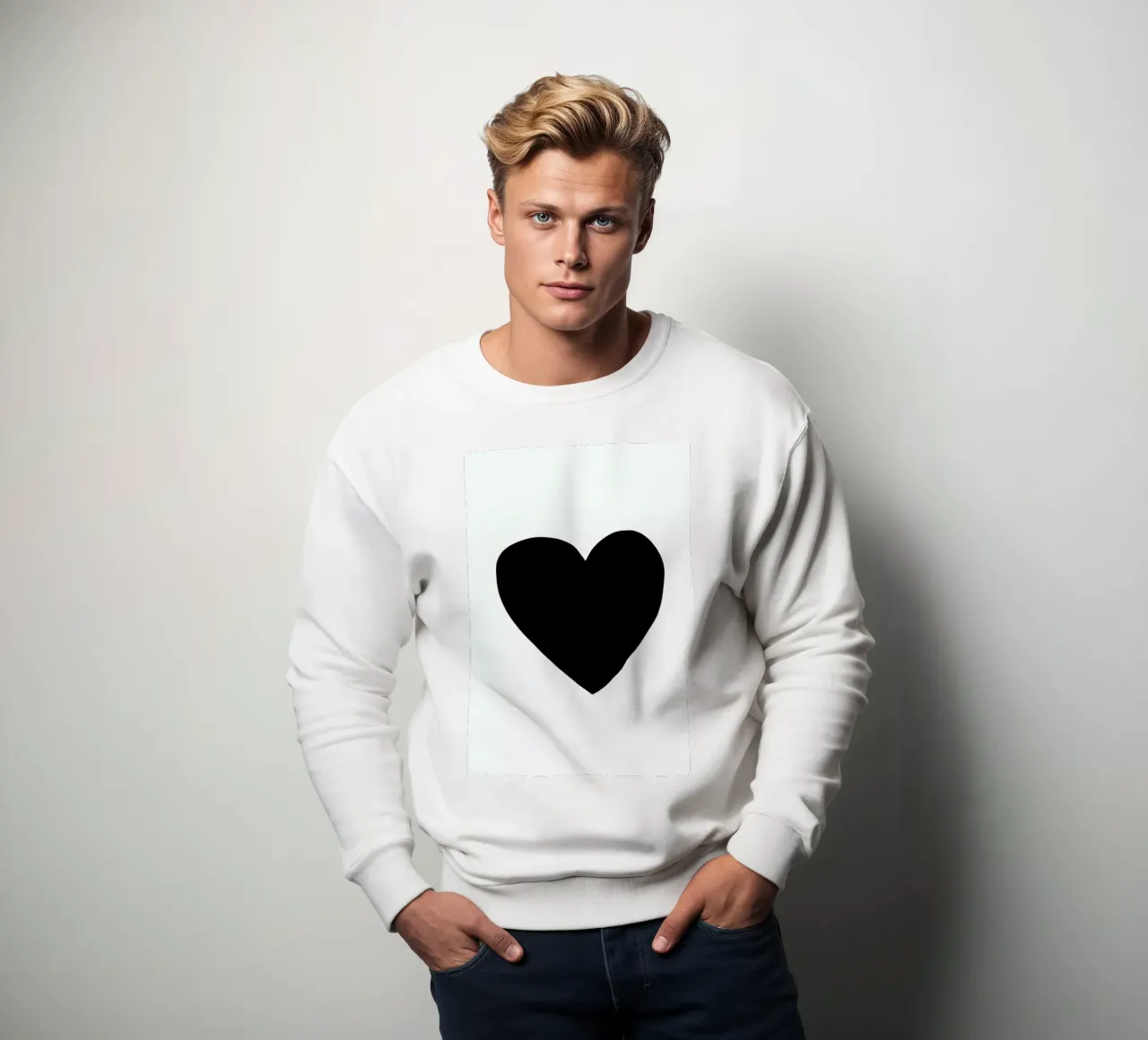 Big Heart felpa da Leah Flores