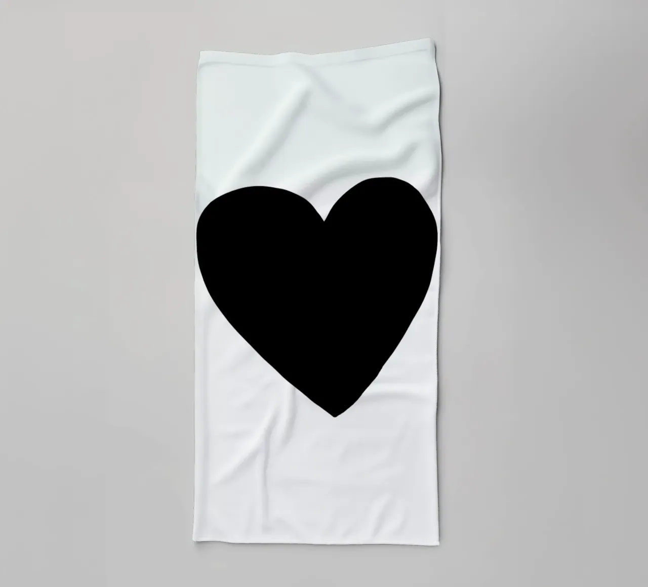 Big Heart asciugamano da bagno da Leah Flores