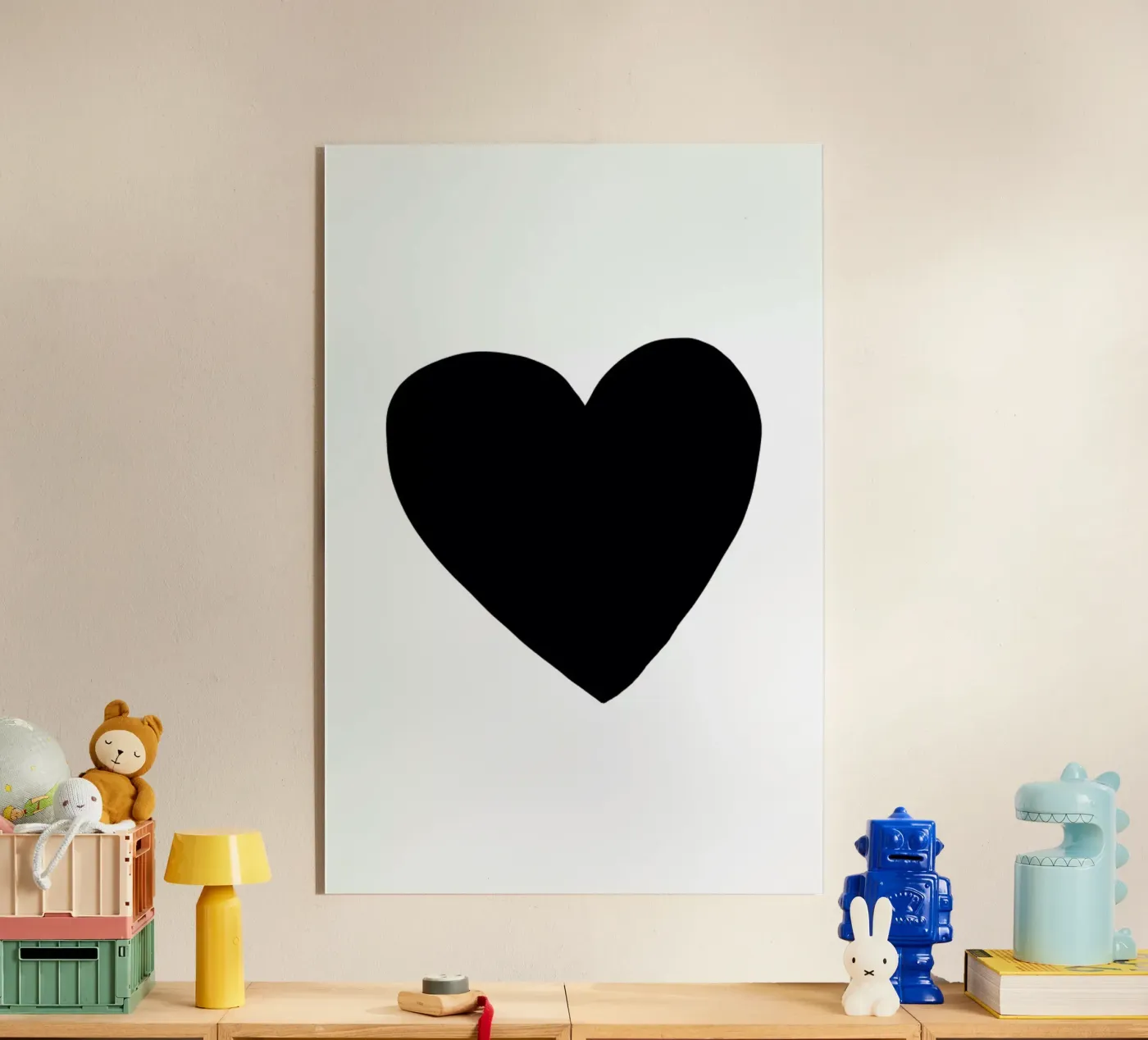 Big Heart plexiglass da Leah Flores