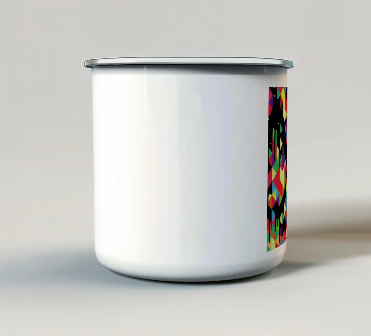 Modern Poster 1 tazza in smalto da Tyler Dale