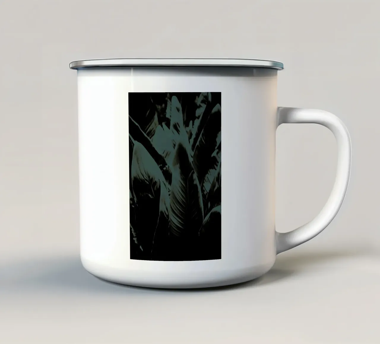 Green Banana tazza in smalto da Chris Abatzis