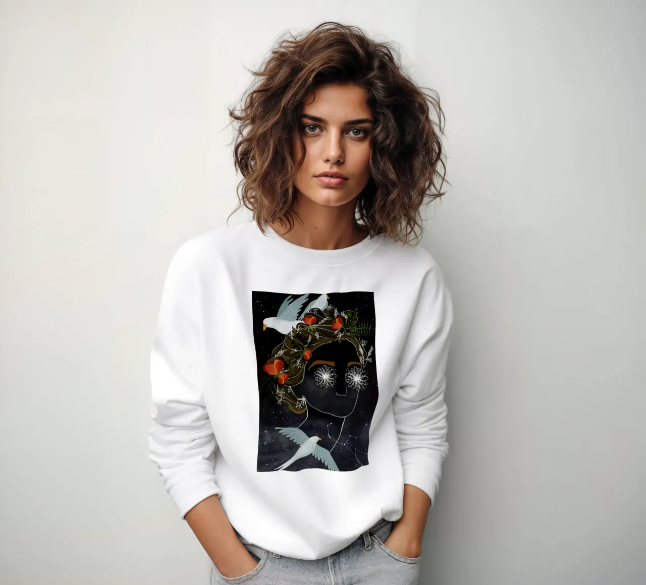 Head in the Clouds sudadera de Amalia Restrepo