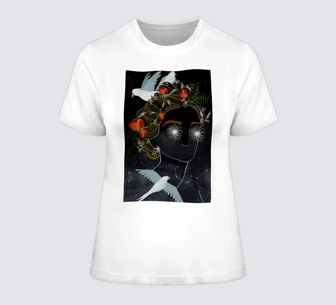 Head in the Clouds t-shirt da donna da Amalia Restrepo