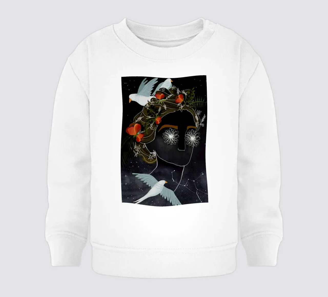 Head in the Clouds sudadera de bebé de Amalia Restrepo