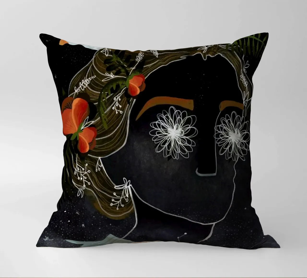 Head in the Clouds cuscino da Amalia Restrepo