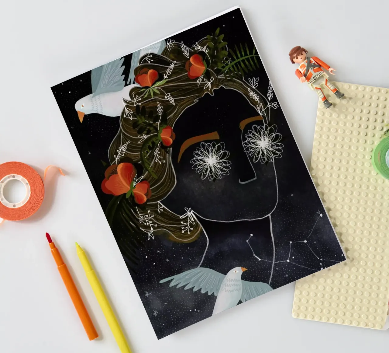 Head in the Clouds notebook by Amalia Restrepo