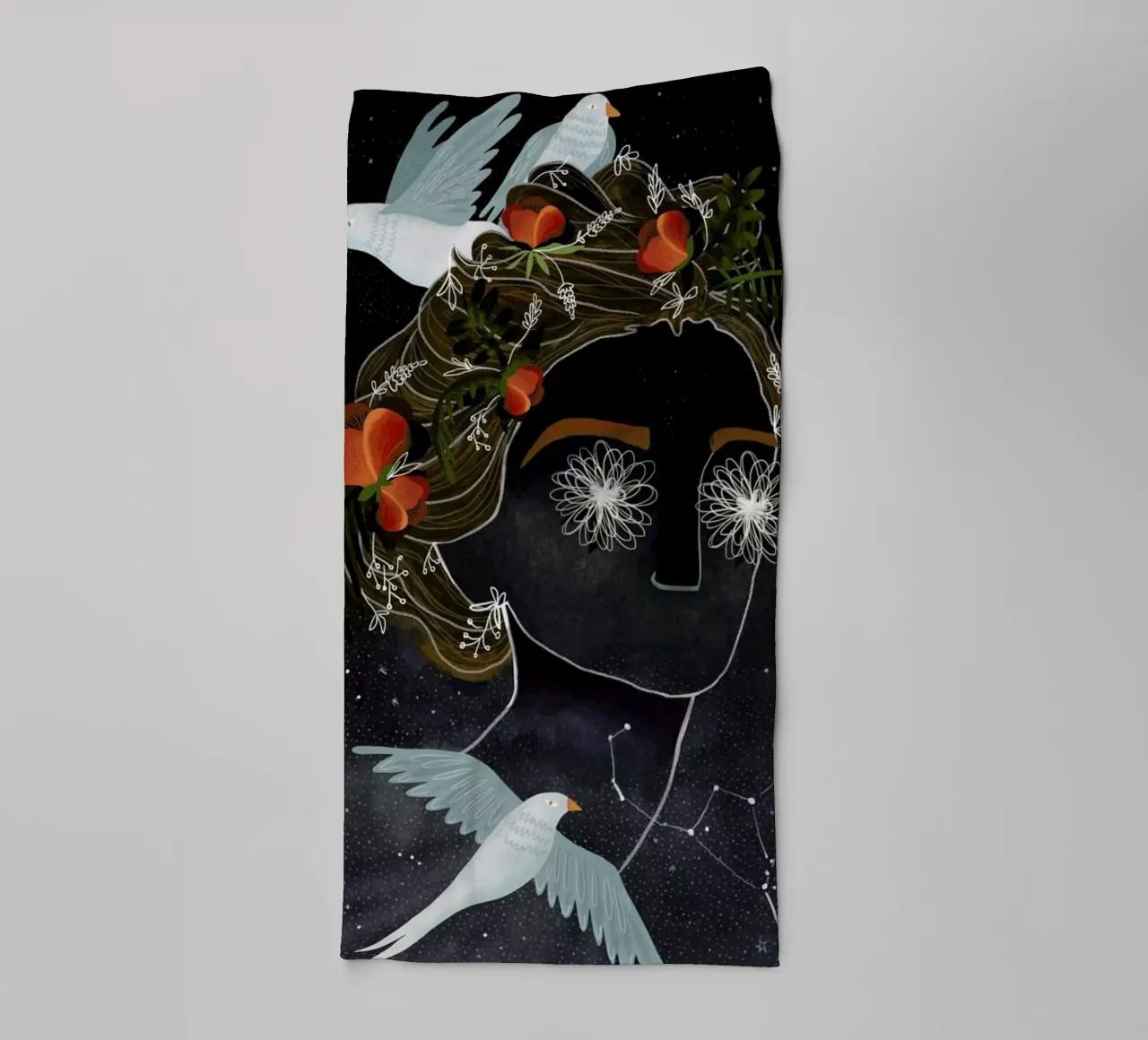 Head in the Clouds asciugamano da bagno da Amalia Restrepo