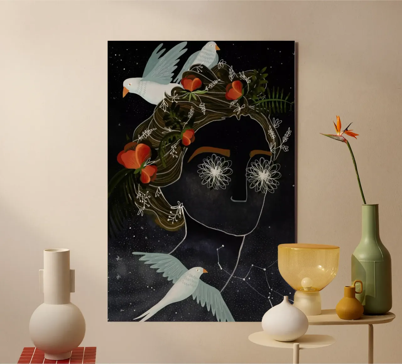 Head in the Clouds alluminio dibond da Amalia Restrepo