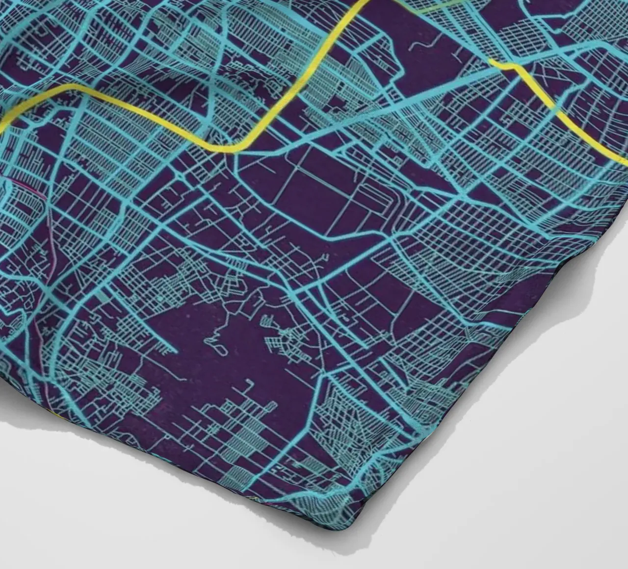 Neon Città del Messico coperta in pile da MOOODZART