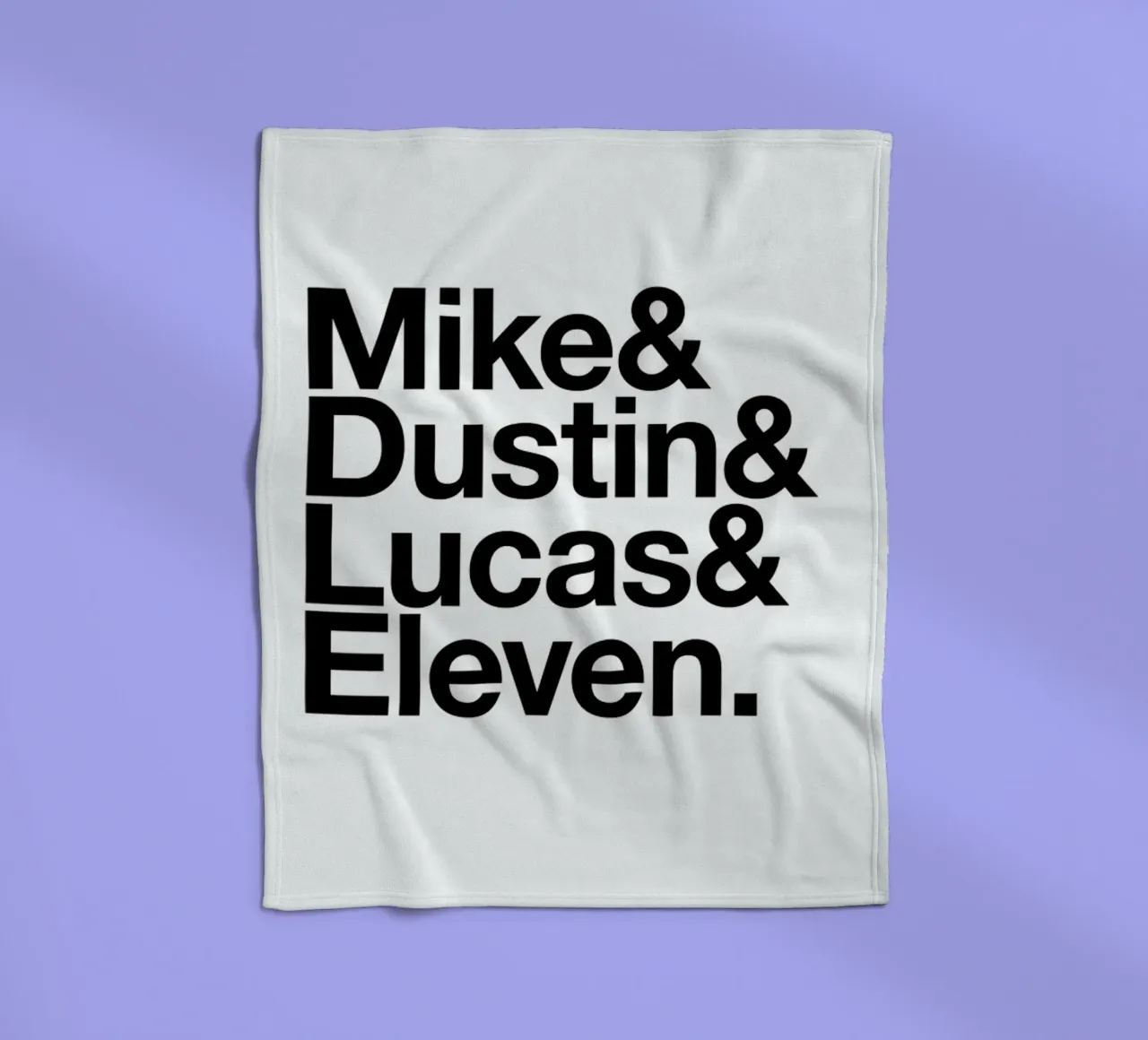 Stranger Heroes fleece blanket by Studio One