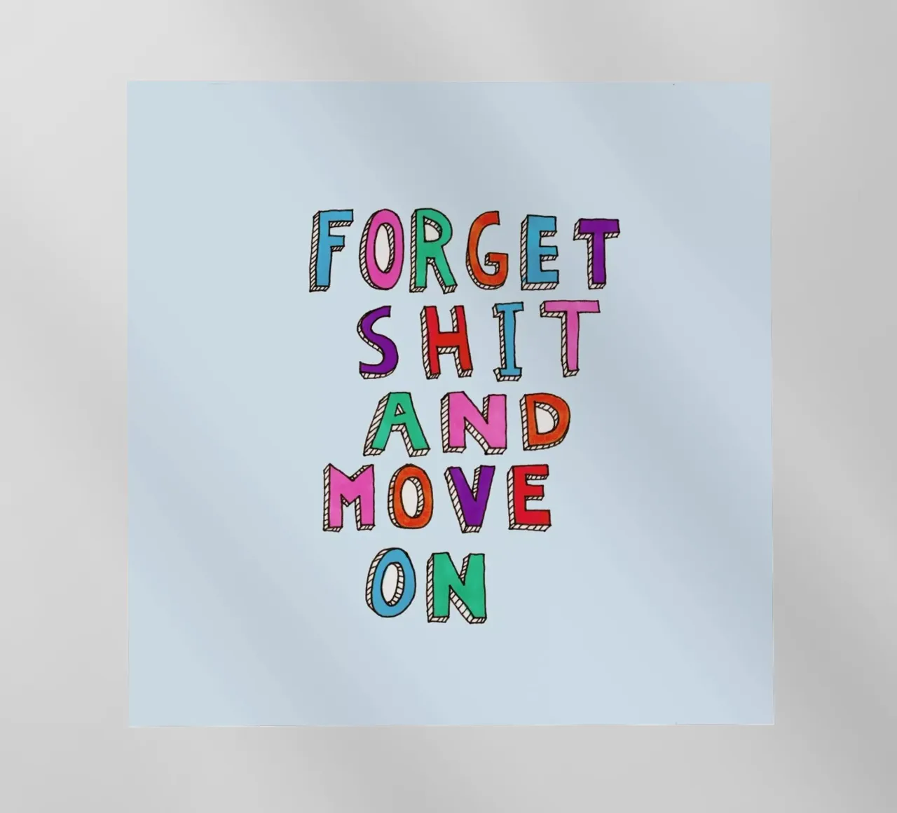 Forget and Move On pellicola backlit da Vasare Nar