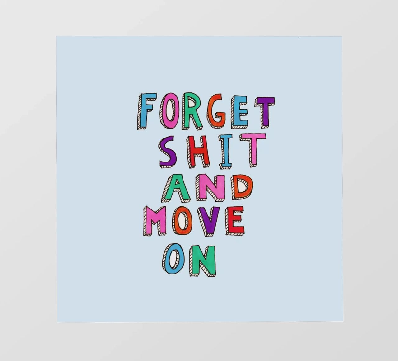 Forget and Move On pellicola backlit da Vasare Nar