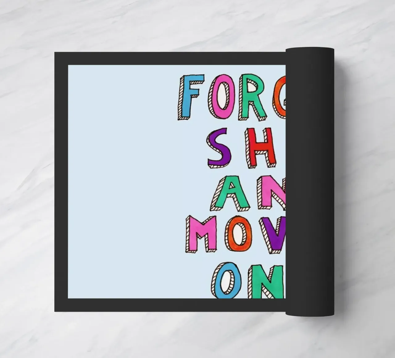 Forget and Move On paillasson de Vasare Nar