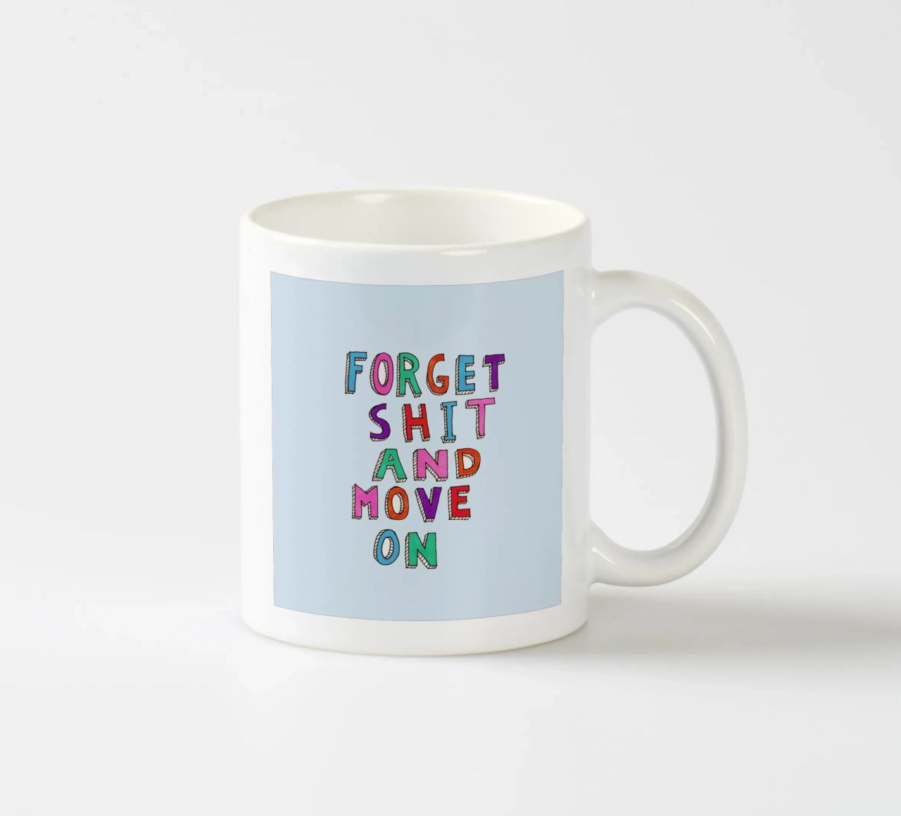 Forget and Move On tazza in ceramica da Vasare Nar