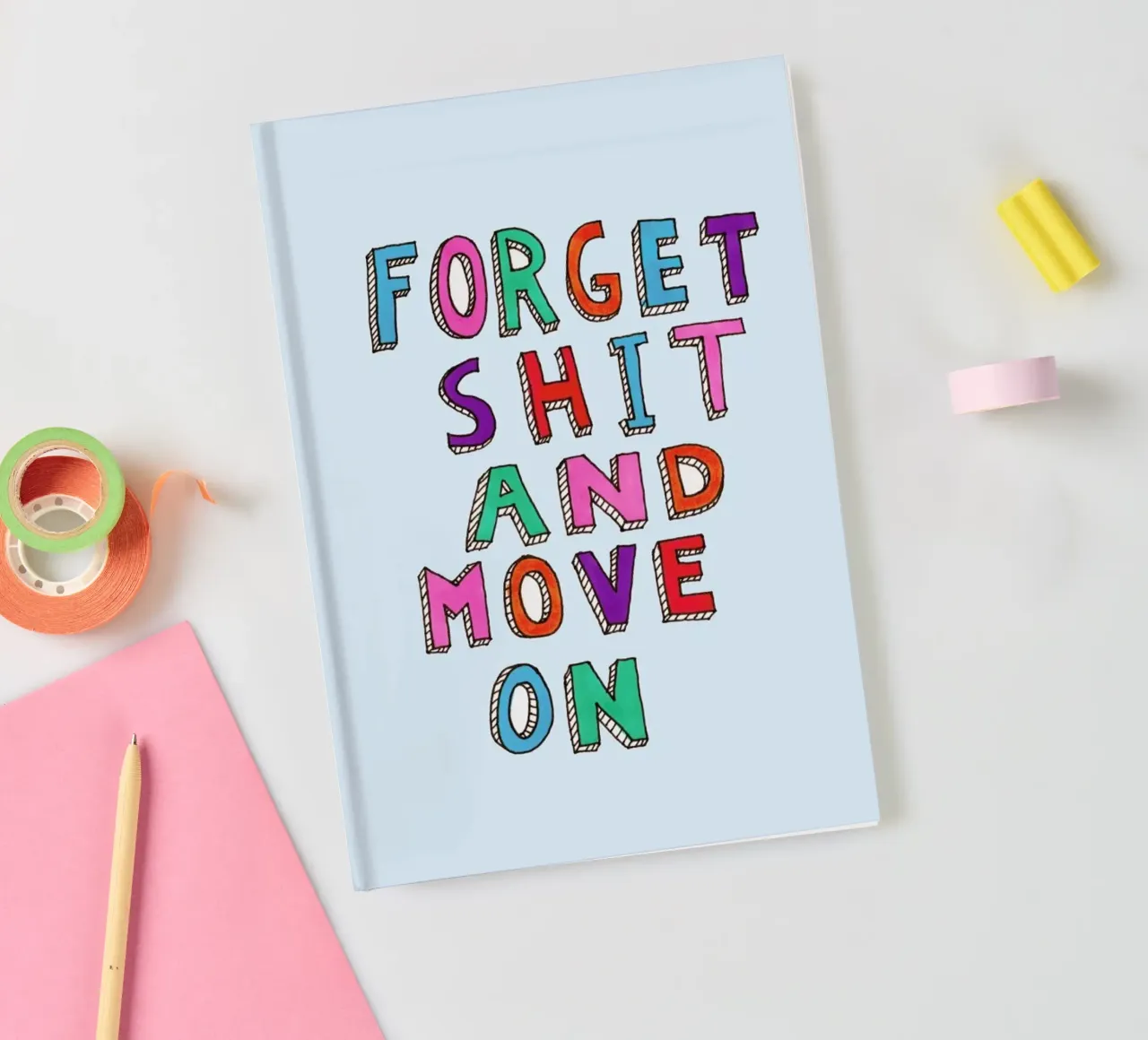 Forget and Move On notebook by Vasare Nar