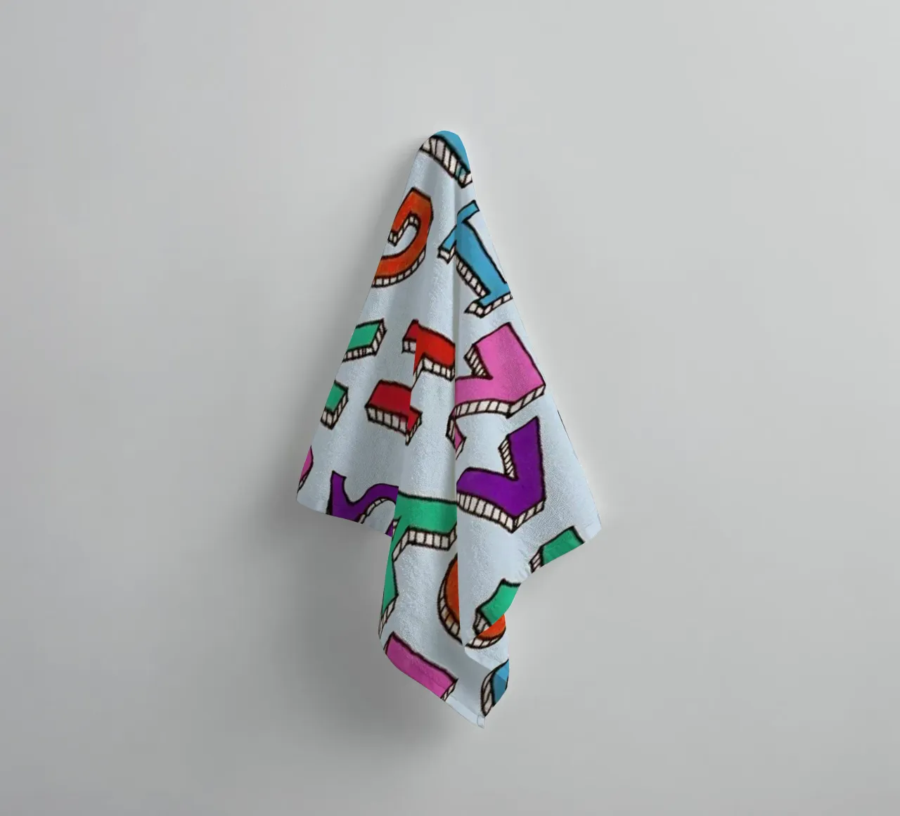 Forget and Move On asciugamano da bagno da Vasare Nar