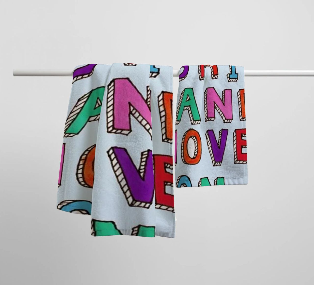 Forget and Move On asciugamano da bagno da Vasare Nar