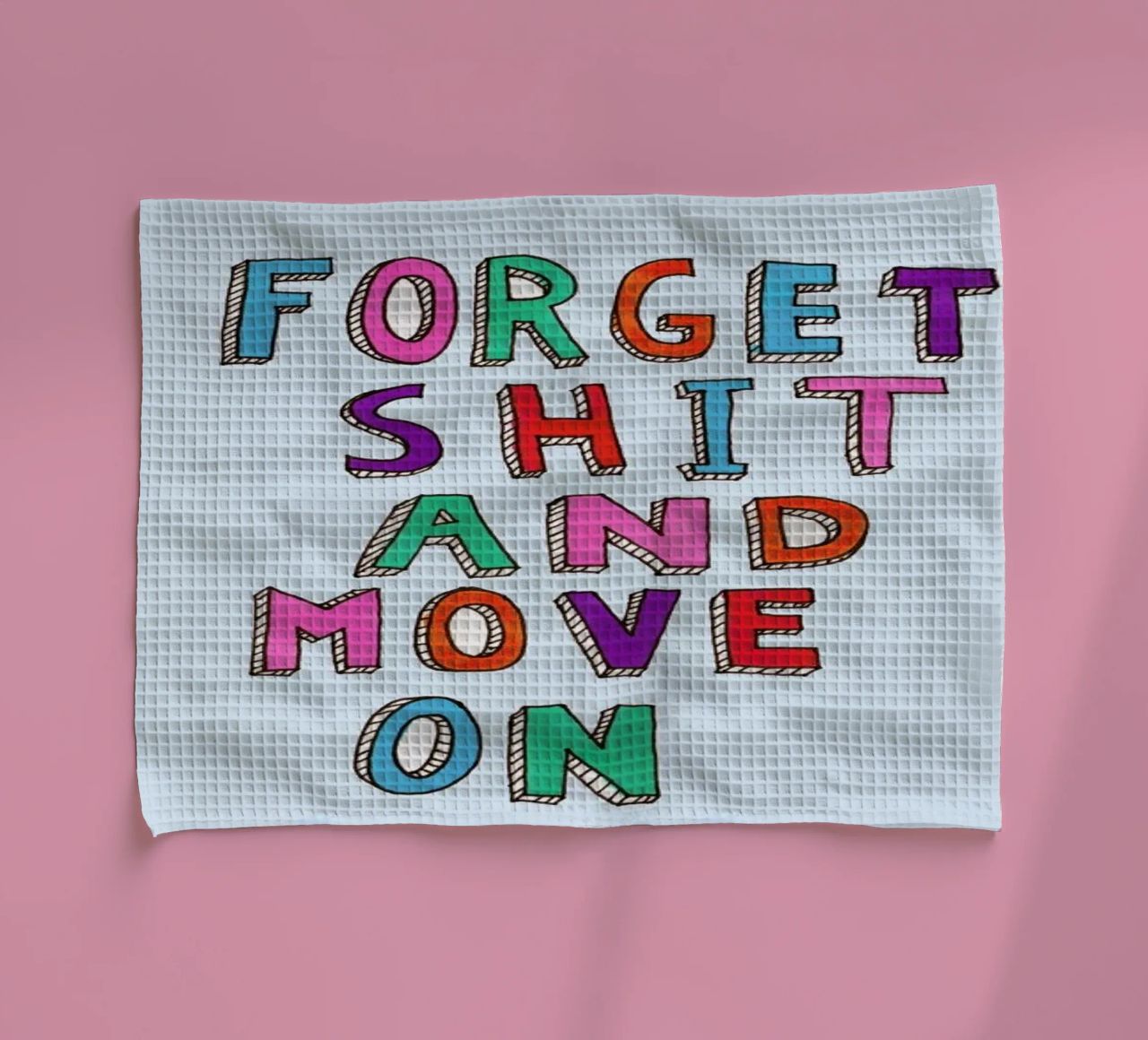 Forget and Move On canovaccio da cucina da Vasare Nar