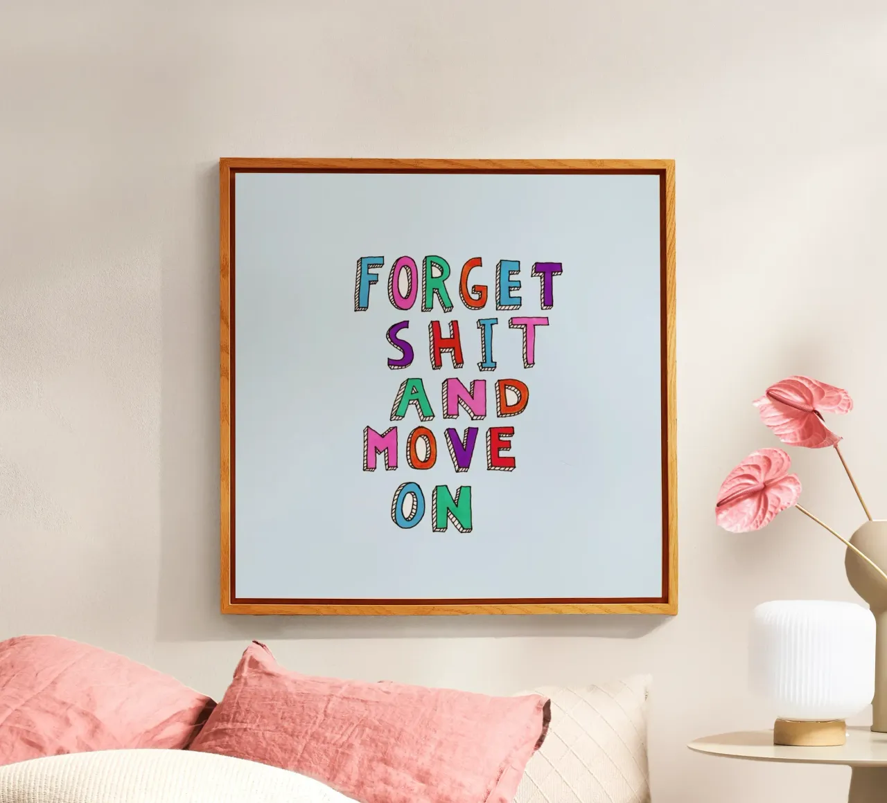 Forget and Move On plexiglass da Vasare Nar