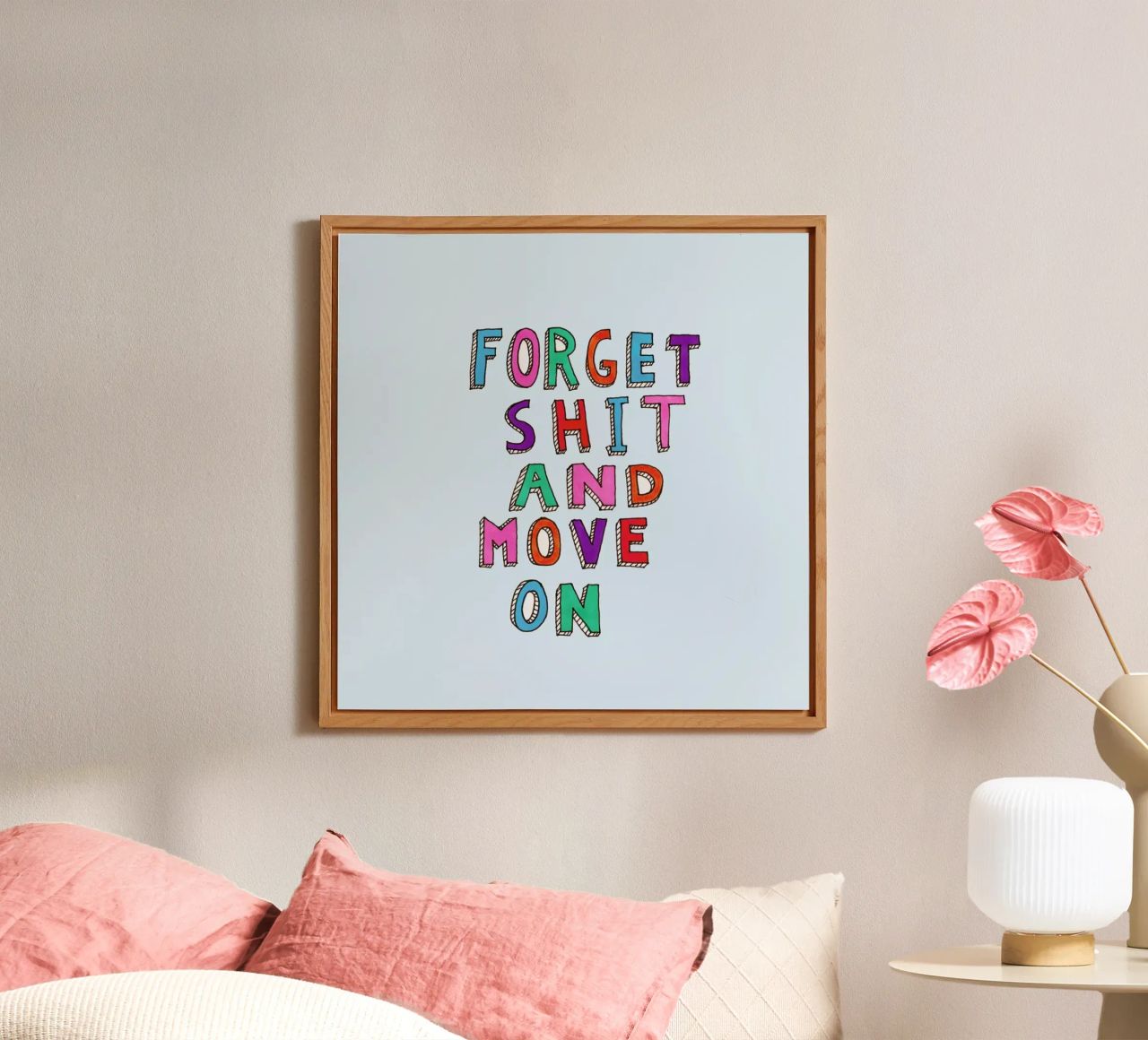 Forget and Move On alluminio dibond da Vasare Nar