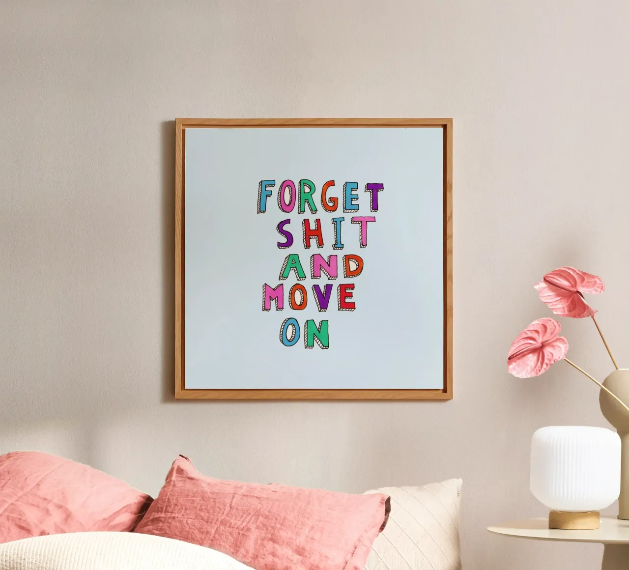 Forget and Move On aluminio dibond de Vasare Nar