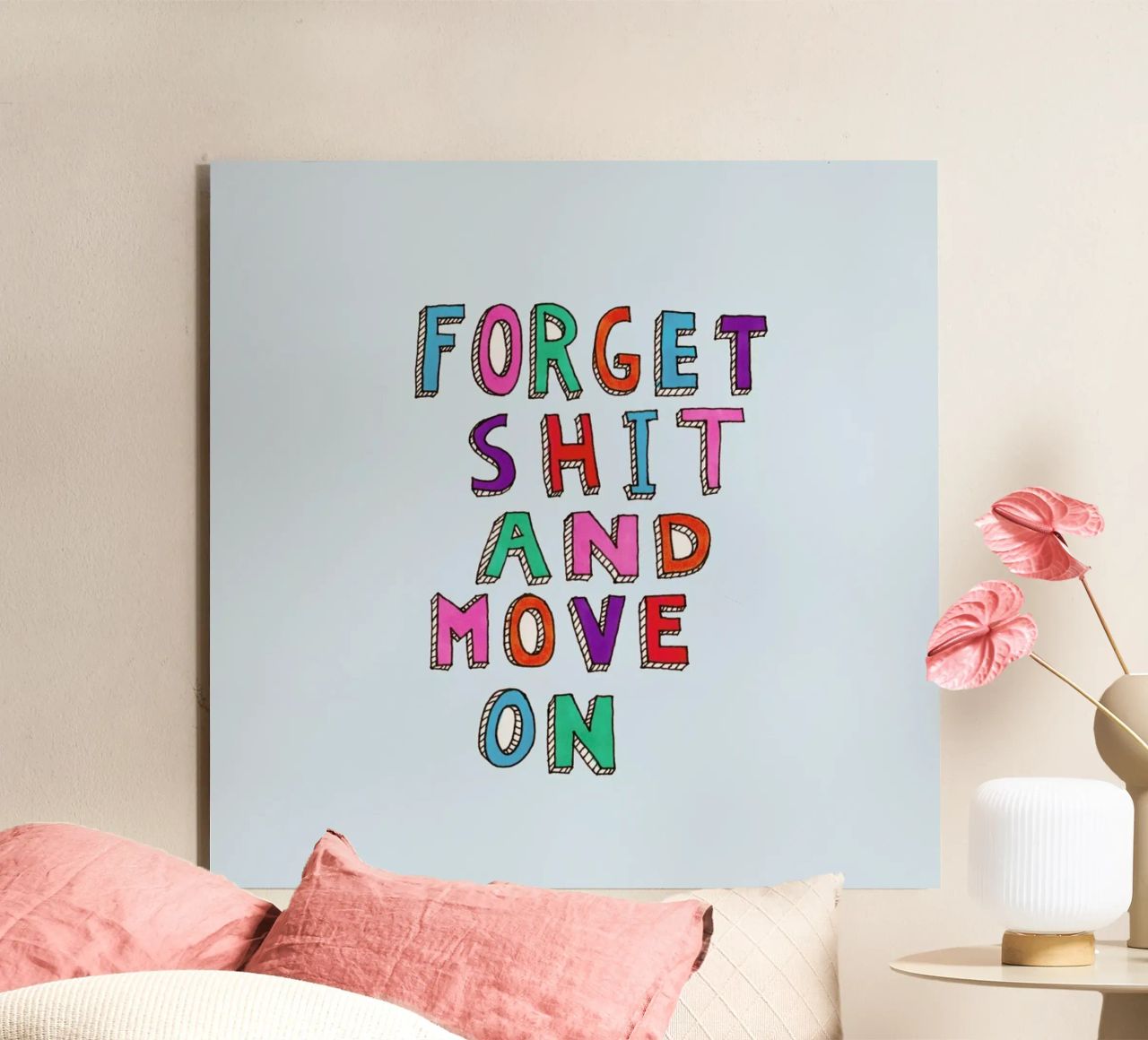 Forget and Move On alluminio dibond da Vasare Nar