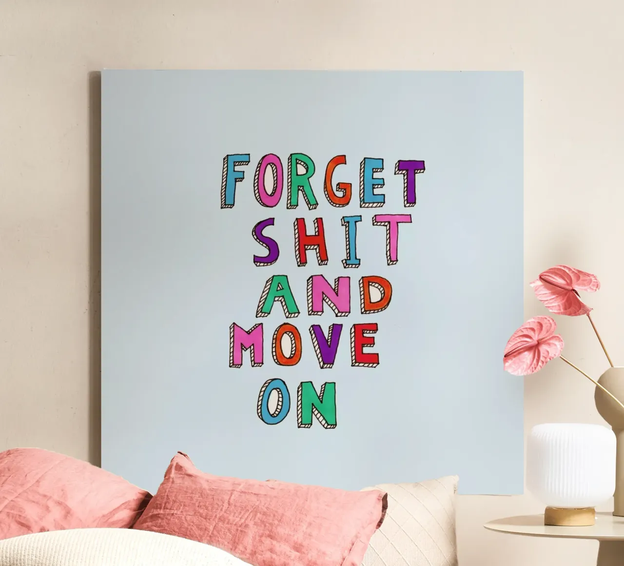 Forget and Move On lienzo de Vasare Nar
