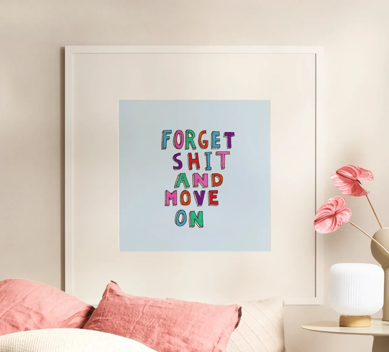 Forget and Move On carta hahnemühle da Vasare Nar