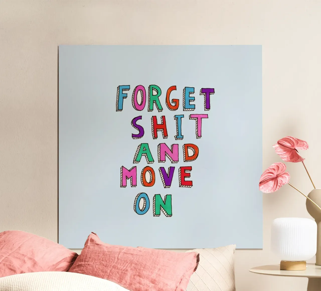 Forget and Move On carta hahnemühle da Vasare Nar