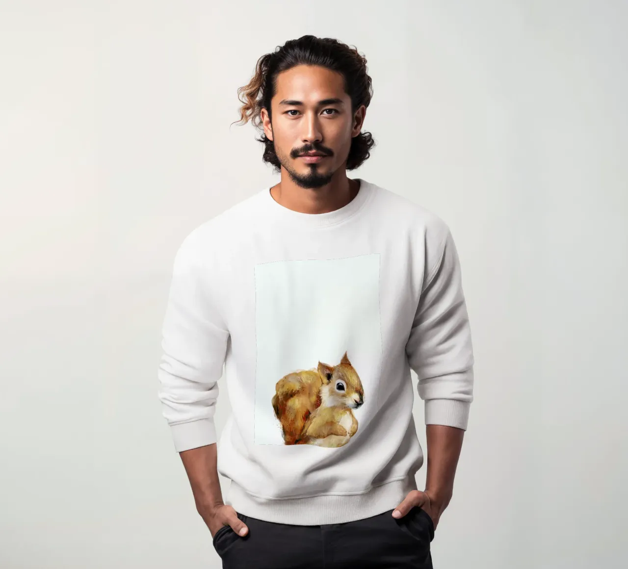 Little Squirrel felpa da Amy Hamilton